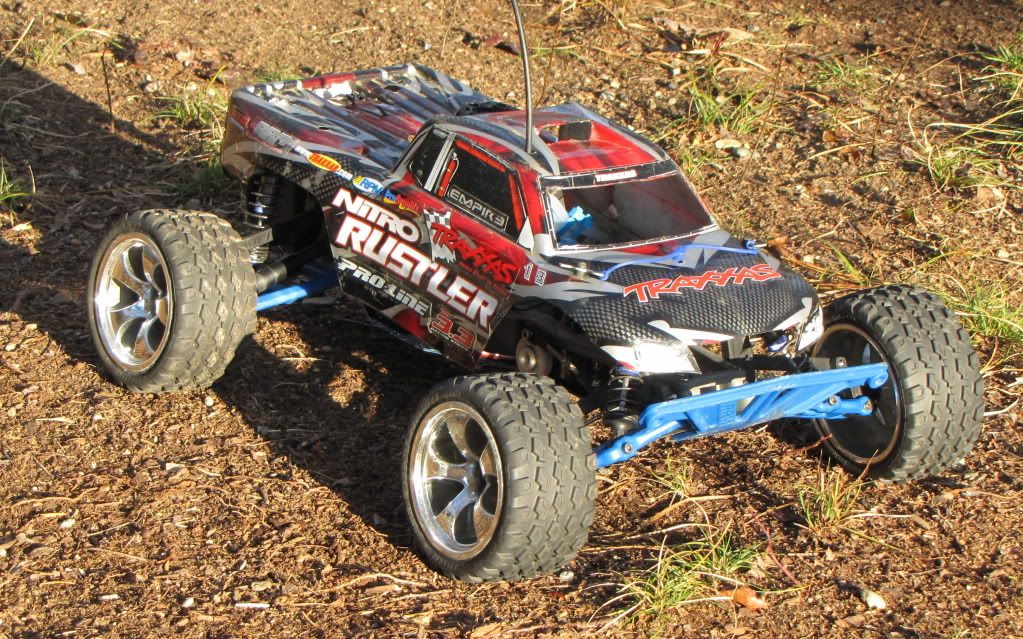 traxxas nitro rustler body