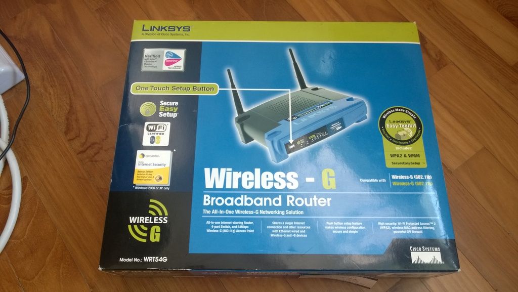 Bán Router Linksys WRT54G ver 7 còn mới, full trùng MAC và SN box .... - 7