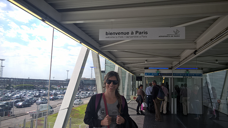 Manhê! Tô em solo parisiense pela primeira vez