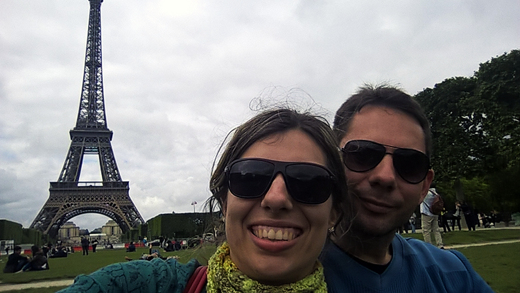 Torre Eiffel - mal vimos a hora passar