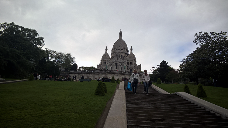 Sacre Coeur - as escadarias