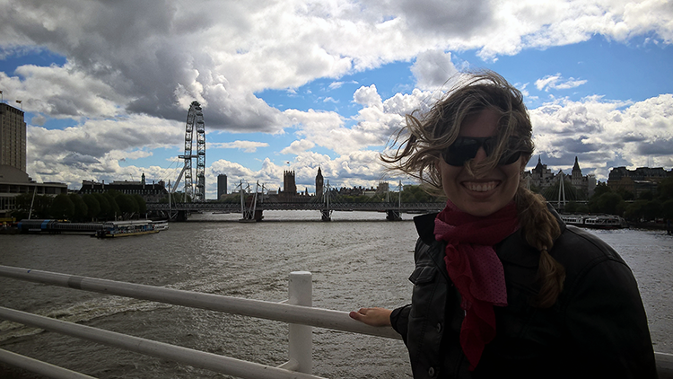 Waterloo Bridge e mais uma cara de feliz, um oferecimento exclusivo da melhor cidade do mundo <3