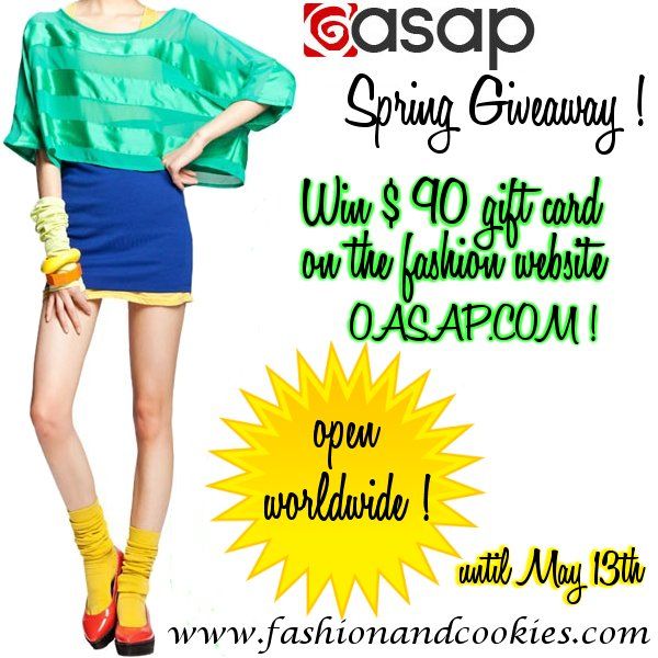 Oasap Spring Giveaway - click to enter