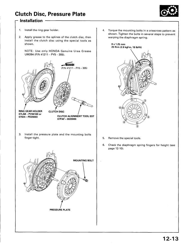 What are the steps involved in removing a clutch?