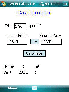 GMaH Calculator