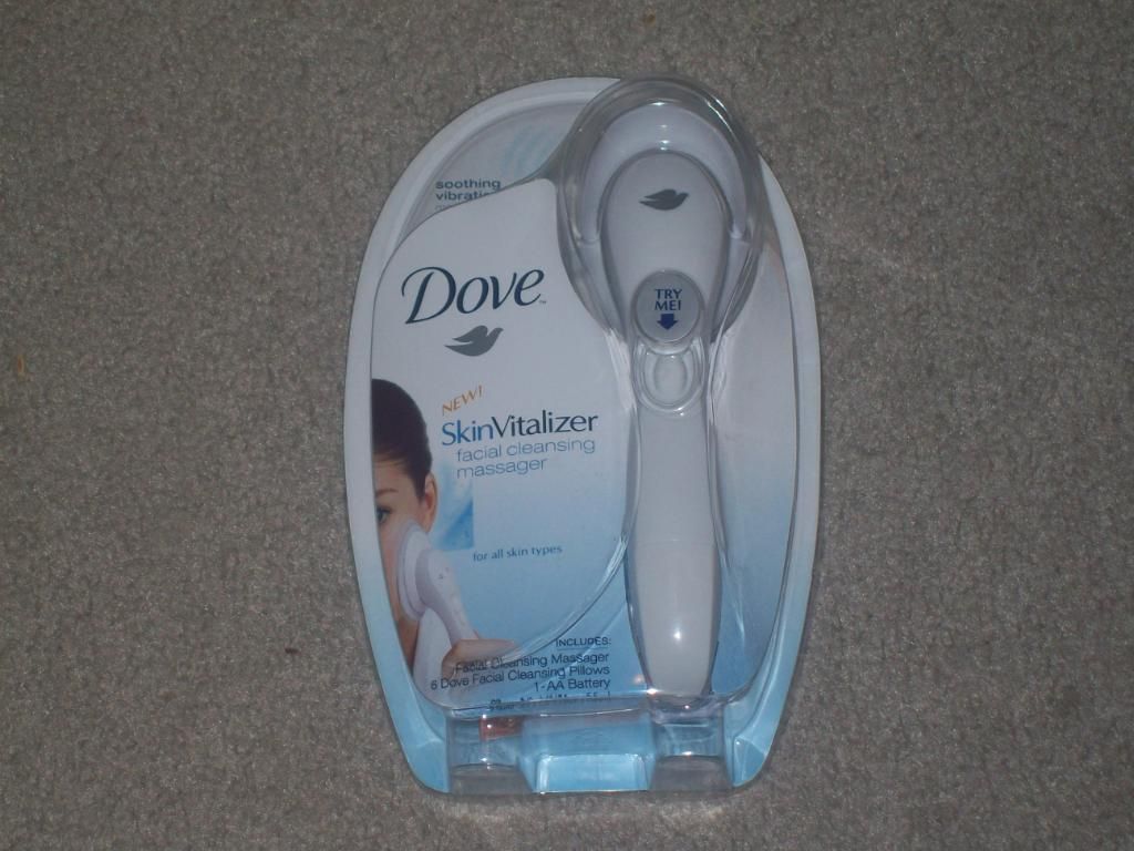 New Dove Skinvitalizer Facial Cleansing Massager 6 Exfoliating