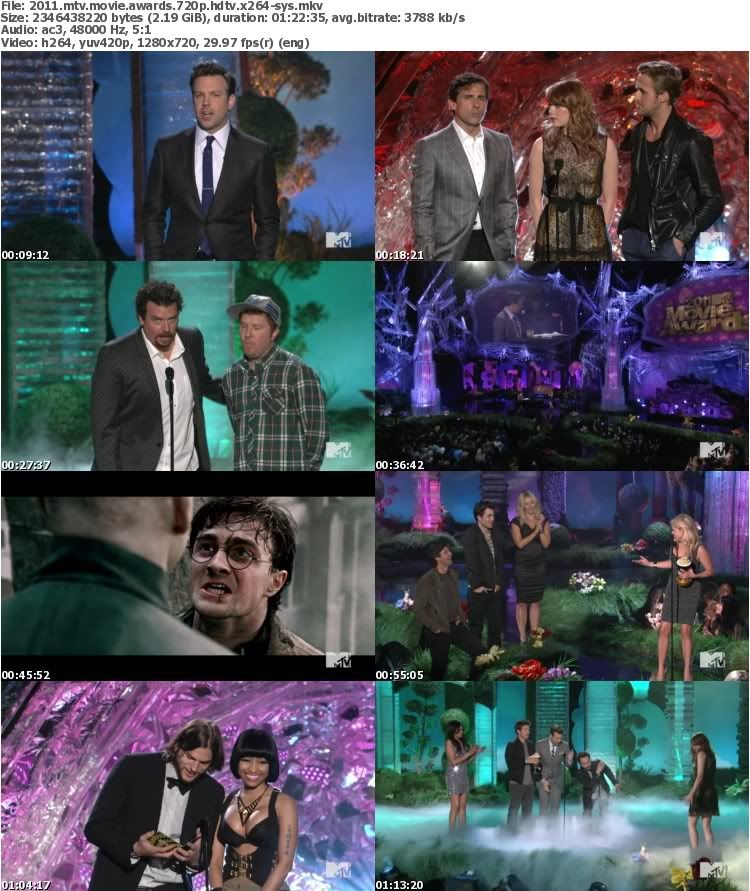 2011 MTV Movie Awards 720p HDTV x264-SYS