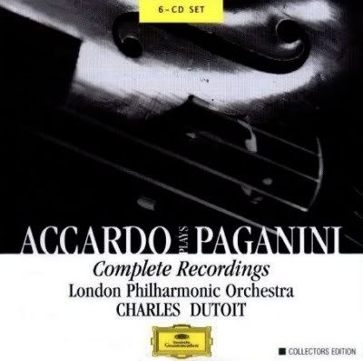 Accardo Plays Paganini: Complete Recordings (6CD Box Set) (2000) APE