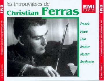 Christian Ferras - Les Introuvables De Christian Ferras (5 CDs BoxSet) [2002]