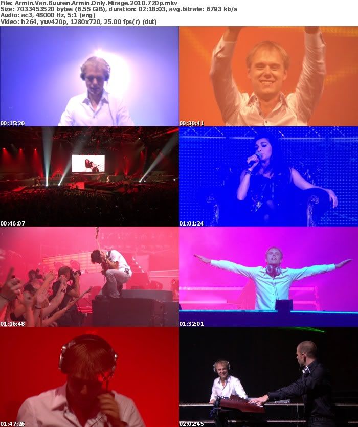 Armin Van Buuren - Armin Only Mirage 2010 720p BluRay DD5.1 x264