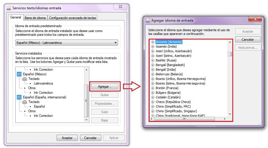 Configurar El Teclado En Espaol Windows Vista