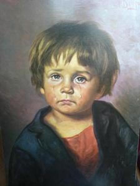 IMAGEN CUADRO NINO LLORANDO imagen cuadro nino llorando: