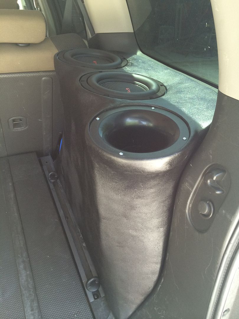 mtbx's Build DT Long Tubes Installed and Custom Fiberglass Sub Box