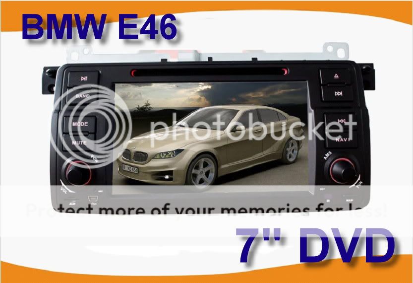   E46 M3 7 Car DVD GPS NAVIGATION PLAYER 3D PIP WinCE 6.0 USB  