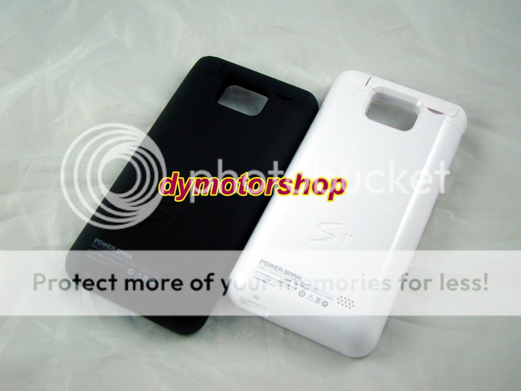 2800mAh External Backup Battery Charger Case for Samsung Galaxy S2 II 