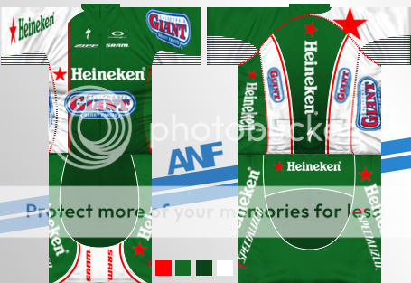 heineken cycling jersey