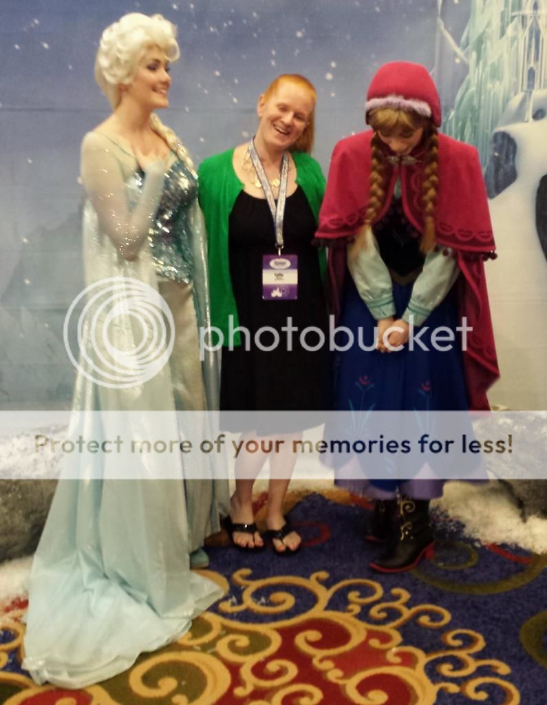 Anna & Elsa Character Greeting at Disneyland