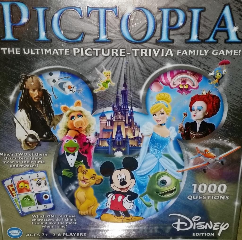 Pictopia Disney Edition Board Game 