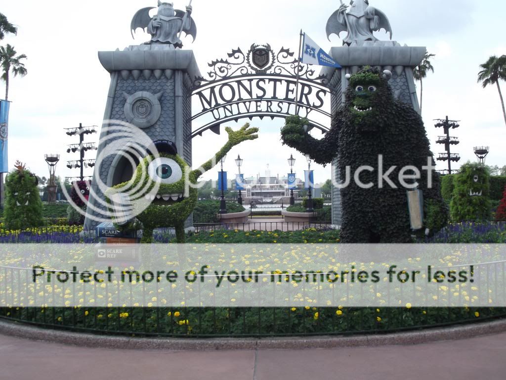 Monsters University Topiary at Disney's EPCOT Park