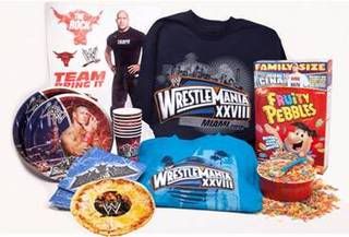 WWE Wrestlemania Party Kit