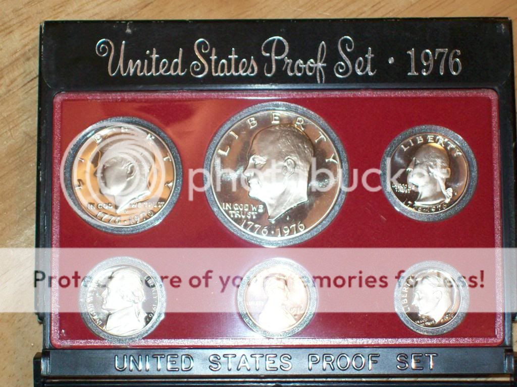 1976 S ORIGINAL 6 COIN UNITED STATES MINT PROOF SET  