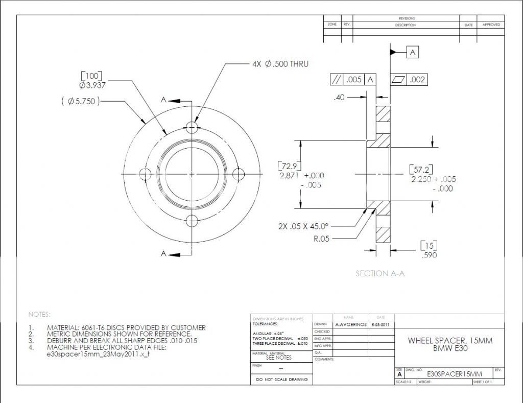 E30 Wheel Adapter and Spacer for Japanese Wheels - R3VLimited Forums